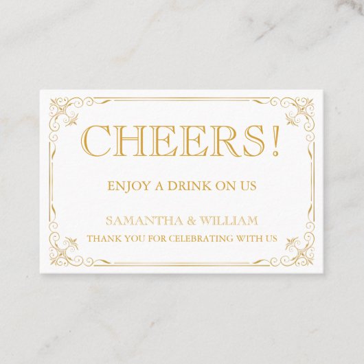 Kundenspezifische Farbe der Vintage Visitenkarte (Vorderseite)