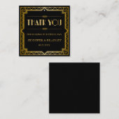 Kundenspezifische Farbe des Gatsby Quadratische Visitenkarte (Vorne/Hinten)