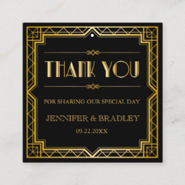 Kundenspezifische Farbe des Gatsby Quadratische Visitenkarte