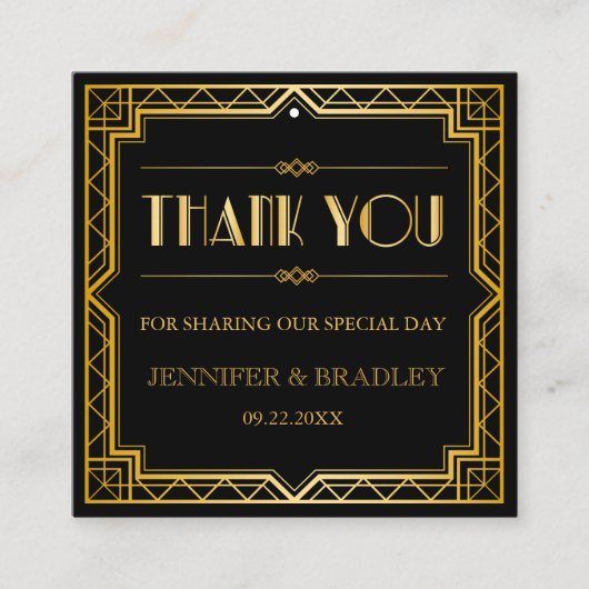 Kundenspezifische Farbe des Gatsby Quadratische Visitenkarte (Vorderseite)