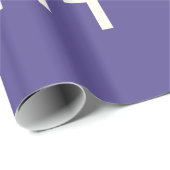 Kundenspezifische Farbe DJ u. Monogramm-Packpapier Geschenkpapier (Rolleneckpunkt)