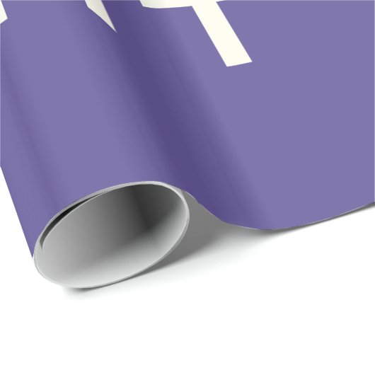 Kundenspezifische Farbe DJ u. Monogramm-Packpapier Geschenkpapier (Rolleneckpunkt)