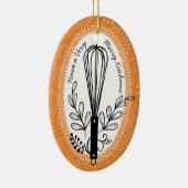 Kundenspezifische Farbe wischen kulinarische Keramikornament (Rechts)