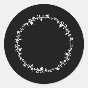 KUNDENSPEZIFISCHE FARBEdekorativer Kreis Runder Aufkleber