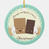 Kundenspezifische Farbesmores, die Keramik Ornament (Hinten)