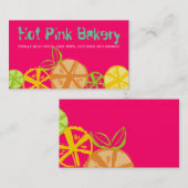 kundenspezifische Farbfrucht schneidet das Backen, Visitenkarte (Vorne/Hinten)