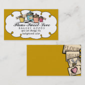 Kundenspezifische Farbküchenkanister, die Visitenkarte (Vorne/Hinten)