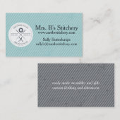 Kundenspezifische Farbnähendes Visitenkarte (Vorne/Hinten)