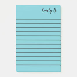 Kundenspezifische Farbpersonalisierte gezeichnete Post-it Klebezettel