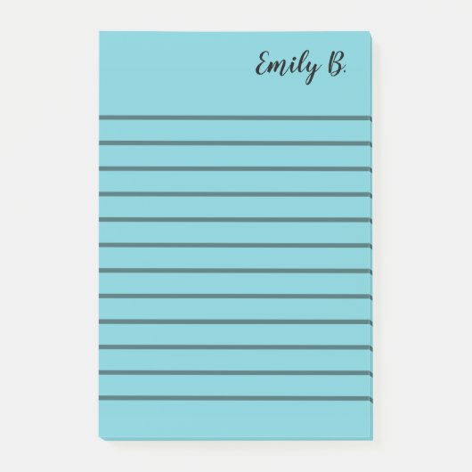 Kundenspezifische Farbpersonalisierte gezeichnete Post-it Klebezettel (Vorderseite)