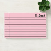 Kundenspezifische Farbpersonalisiertes großes Post-it Klebezettel (Büro)