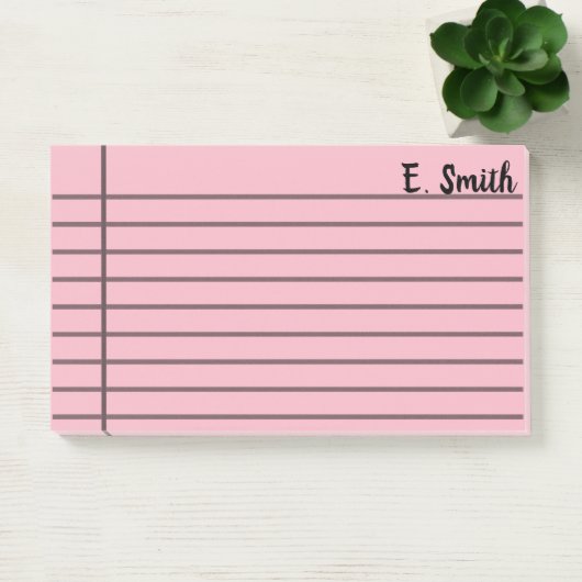 Kundenspezifische Farbpersonalisiertes großes Post-it Klebezettel (Büro)