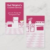 Kundenspezifische FarbRetro Küche, die backende Visitenkarte (Vorne/Hinten)