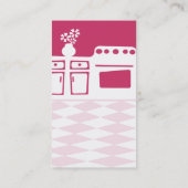 Kundenspezifische FarbRetro Küche, die backende Visitenkarte (Rückseite)