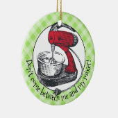 Kundenspezifische FarbRetro Standmischer Keramik Ornament (Rechts)