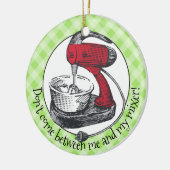 Kundenspezifische FarbRetro Standmischer Keramik Ornament (Links)