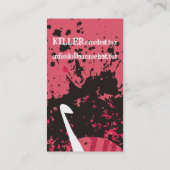 Kundenspezifische Farbroter Visitenkarte (Rückseite)