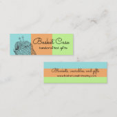 Kundenspezifische Farbstrickgarn-Korb-Visitenkarte Mini Visitenkarte (Vorne/Hinten)