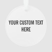 Kundenspezifische Farbverzierung CPAs Ornament (Rückseite)