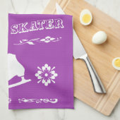 Kundenspezifische Farbzahl Skaten-Abwischen-Tuch Geschirrtuch (Viertel Falte)