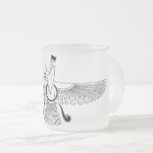 Kundenspezifische Farohar Reise-Tasse Mattglastasse (VorderseiteRechts)