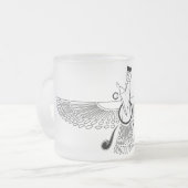 Kundenspezifische Farohar Reise-Tasse Mattglastasse (Vorderseite Links)