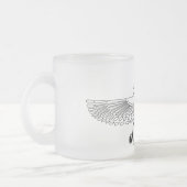 Kundenspezifische Farohar Reise-Tasse Mattglastasse (Links)