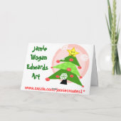 Kundenspezifische Feiertagskarte (Rückseite)