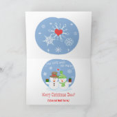 Kundenspezifische Feiertagskarte (Innenseite)