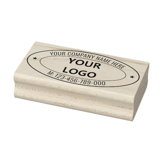Kundenspezifische Firmenlogo Name Telefonnummer Ov Gummistempel (Stempel)