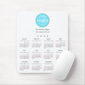 Kundenspezifische Firmenlogo Office 2025 Kalender Mousepad (Mit Mouse)