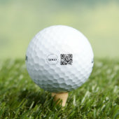 Kundenspezifische Firmenlogo QR-Code-Werbeaktion Golfball (Insitu T-Shirt)