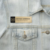 Kundenspezifische Firmenlogos Basiskräfte für Mita Namensschild (Beispiel)