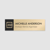 Kundenspezifische Firmenlogos Basiskräfte für Mita Namensschild (Vorderseite)