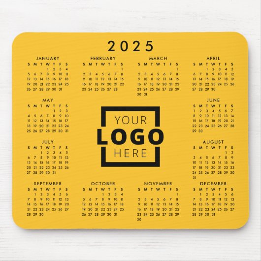 Kundenspezifische Firmenlogos Firmenkalender 2023 Mousepad (Vorne)