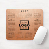Kundenspezifische Firmenlogos Firmenkalender 2023 Mousepad (Mit Mouse)