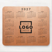 Kundenspezifische Firmenlogos Firmenkalender 2023 Mousepad (Vorne)