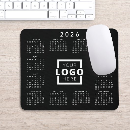Kundenspezifische Firmenlogos Firmenkalender 2024 Mousepad