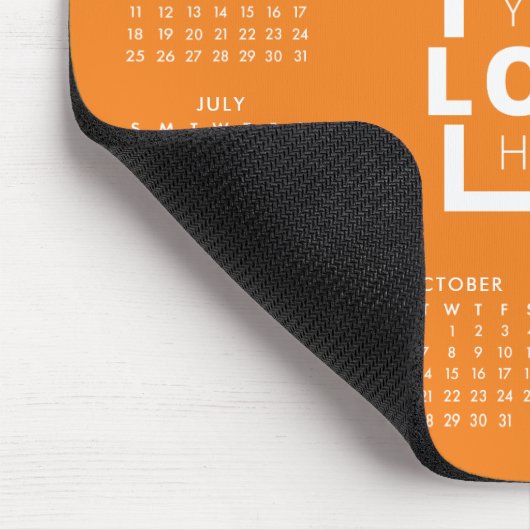 Kundenspezifische Firmenlogos Firmenkalender 2025 Mousepad (Ecke)