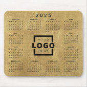 Kundenspezifische Firmenlogos Firmenkalender 2025 Mousepad (Vorne)