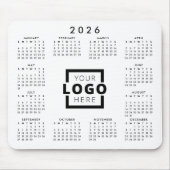 Kundenspezifische Firmenlogos Firmenkalender 2026 Mousepad (Vorne)