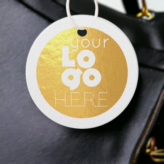 Kundenspezifische Firmenlogos Gold oder Silver Foi Geschenkanhänger