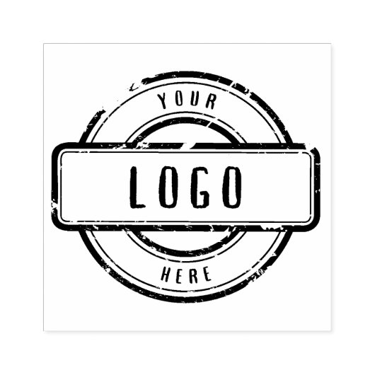 Kundenspezifische Firmenlogos Große Briefmarke aus Gummistempel (Prägung)