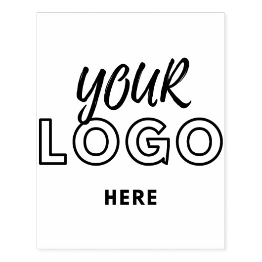 Kundenspezifische Firmenlogos Große Briefmarke aus Gummistempel (Prägung)