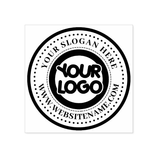 Kundenspezifische Firmenlogos Große Briefmarke aus Gummistempel (Prägung)