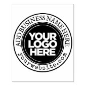 Kundenspezifische Firmenlogos Große runde Briefmar Gummistempel (Prägung)