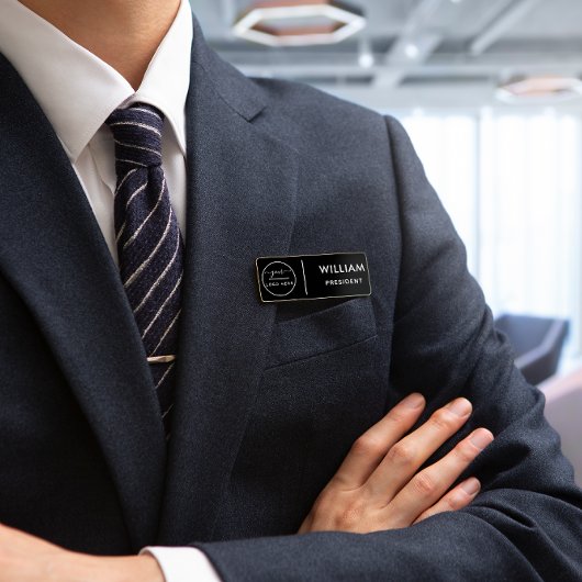 Kundenspezifische Firmenlogos Grundlegende Mitarbe Namensschild