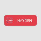 Kundenspezifische Firmenlogos Grundlegende Name de Namensschild (Vorderseite)