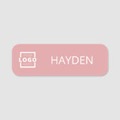 Kundenspezifische Firmenlogos Grundlegende Name de Namensschild (Vorderseite)