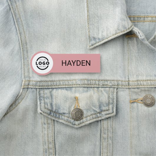 Kundenspezifische Firmenlogos Grundlegende Name de Namensschild (Beispiel)